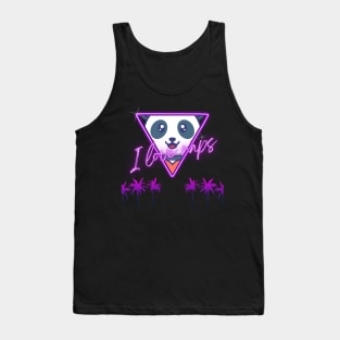 Cute Panda Cyberpunk - I Love Naps - Kawaii Panda #7 Tank Top